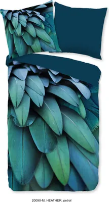 Obrázek produktu pro Ložní prádlo Pure Renforcé 135 X 200 cm + 1 x 80 X 80 cm Vřesově modrá