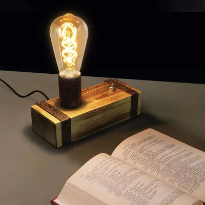 Produktbild von Vintage-Tischlampe - Retro-Schreibtischlampe - E27-Fassung - Eisenkonstruktion - 20 cm - 220 V - Leuchtmittel nicht enthalten
