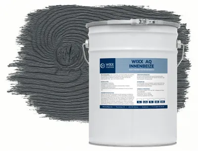 Produktbild von Wixx AQ Innenbeize - Anthrazit - 5L