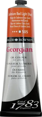 Zdjęcie produktu dla Daler Rowney Georgian Farba olejna Cadmium Red Light Hue 225 ml 1 szt.