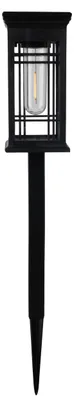 Produktbild von 2er-Set Solar-/Dekoerdspieß "BASKARA" H: 42cm – mit Schiebeschalter