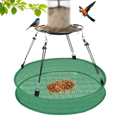 Produktbild von Vogel-Futterspender mit Auffangschale, verstellbare Aufhängung - 1 Stück
