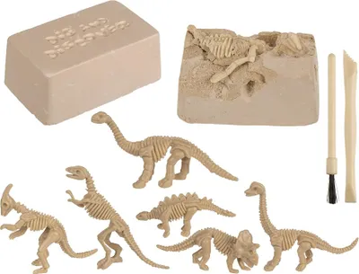 Produktbild von Große Dinosaurier-Figur - Ausgrabungsaufdruck MIX