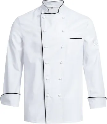 Produktbild von Greiff GASTRO MODA Cuisine Herren Premium-Kochjacke Regular Weiß L
