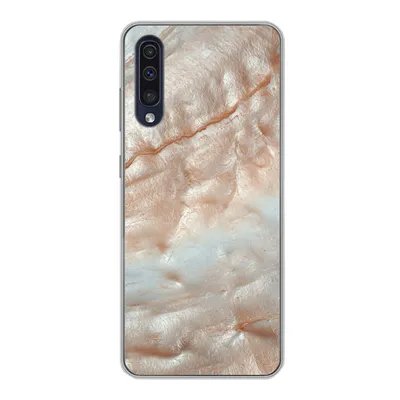 Produktbild von MuchoWow® Handyhülle Schutzhülle Hülle für Samsung Galaxy A30s Mineralien - Naturstein - Perlmutt Silikon Softcase Handy Hülle - Karteninhaber