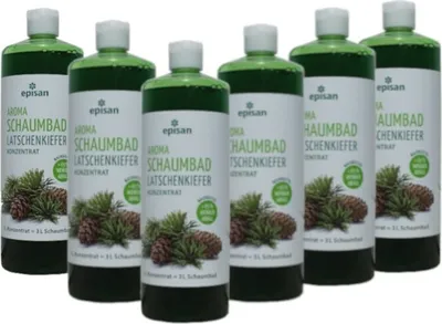 Produktbild von Duftschaumbad Latschenkiefer, 1 Liter, 6 Stück