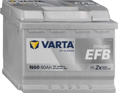 Produktbild von Starterbatterie EFB 60Ah Start-Stop 640A N60 Fiamm TR520 Exide El600