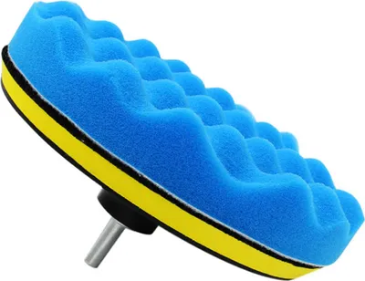 Immagine prodotto di 10 pezzi Kit tamponi per lucidatura e ceratura con spugna per lucidatrice auto con adattatore per trapano 3''