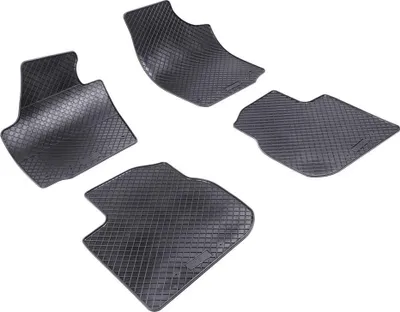 Obrázek produktu pro Autokoberce gumové přesné s nízkým okrajem - Škoda Rapid (Typ NH1) (2012-2019) ekonomický design
