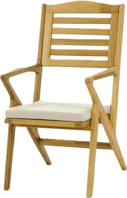 Produktbild von Stilvoller Gartenstuhl Designer Outdoor Möbel Einsitzer Robuste Stühle