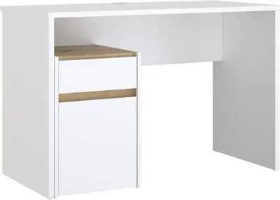 Produktbild von Furniture24 Schreibtisch Modultrick Mdub111 110 X 73 X 53 Cm 1 Schubladen Und Schrank Weiß/Artisan Eiche