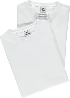 Produktbild von LERROS Doppelpack T-Shirt Rundhals in Premium Baumwollqualität , Farbe: WHITE , Größe: M