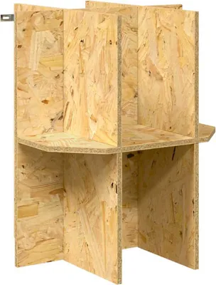 Obrázok produktu pre Základňa terária s poličkou Hnedá 40 x 40 x 50 cm OSB
