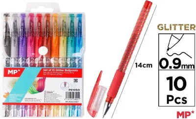 Immagine prodotto di Penna glitter 0,9 mm 10 colori