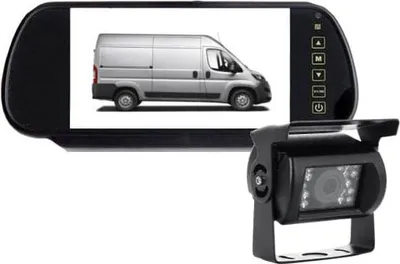 Obrázok produktu pre Sada 7" monitora v zrkadle + cúvacia kamera BUS TIR TRUCK