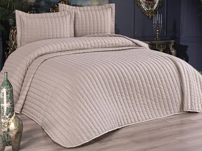 Produktbild von L'Essentiel Linge de Maison, Dublin - Cappucino, Doppelbett-Tagesdecken-Set, Cappuccino, 100% BAUMWOLLE, 250 x 260 cm