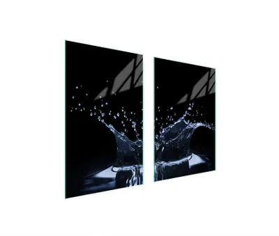 Produktbild von Glasschutzplatte Für Küche 65X52 Wasser