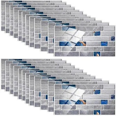 Obrázek produktu pro Samolepicí 3D nástěnné panely, 10 x 20 cm, voděodolné