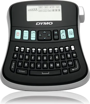 Zdjęcie produktu dla DYMO LabelManager ® ™ 210D - QWZ, QWERTZ, D1, Termotransferowy, 180 x 180 DPI, 12 mm/s, Czarny, Srebrny