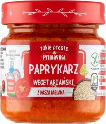 Obrázek produktu pro Paprykarz Wegański z Kaszą Prim 160g