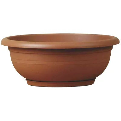 Image de TeraPlast 010-09040001 CIOTOLA CON SOT.40cm ter. terra, avec soucoupe, terracotta
