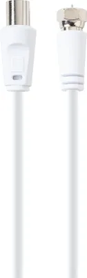 Produktbild von Adapterkabel F-Stecker auf IEC-Buchse 1,5/3 m 75 dB, Kabellänge:3 m