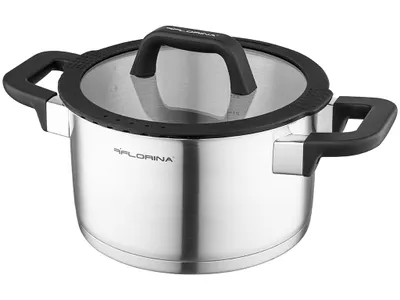 Produktbild von Florina Chef 20cm 3.5l Topf aus Edelstahl mit Deckel