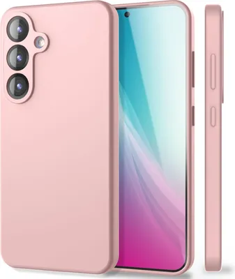 Obrázek produktu pro NALIA Phoenix pro Samsung Galaxy S25 Plus - Tekuté silikonové pouzdro - Pudrově růžové