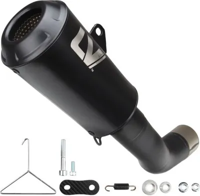 Image de Silencieux LeoVince SLIP-ON SBK LV-10 FULL BLACK acier inoxydable pour Kawasaki Z 900 (2020-2023)
