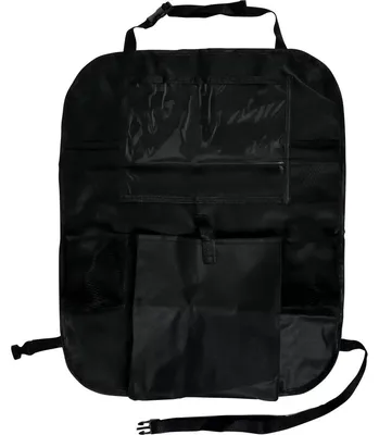 Produktbild von Autositz-Organizer - schwarz - Polyester - 55 x 44 cm - mit Tablet-Halterung