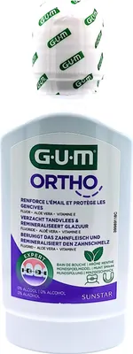 Produktbild von Sunstar GUM Ortho Mundspülung 3090, 300 ml - Lange Haltbarkeit!