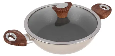 Productafbeelding van Kookpan met Deksel van 24 cm, Aluminium met Antikleeflaag