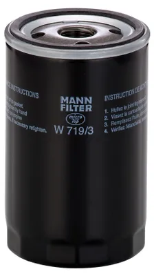 Produktbild von Ölfilter MANN-FILTER W 719/3 Anschraubfilter