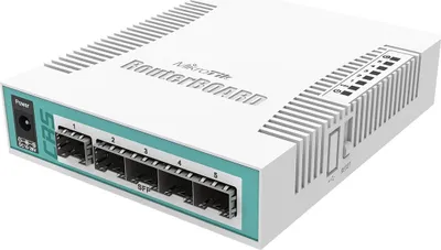 Zdjęcie produktu dla Mikrotik CRS106-1C-5S, Gigabit Ethernet (10/100/1000), Obsługa PoE