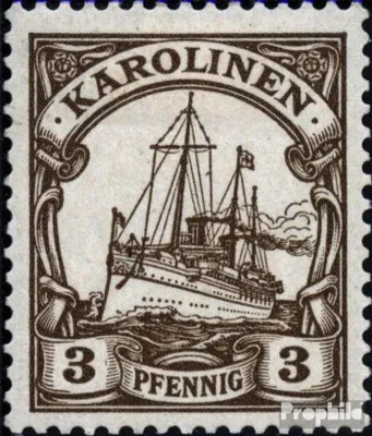 Produktbild von Briefmarken Karolinen (Dt.Kolonie) 1901 Mi 7 postfrisch Schiff Kaiseryacht Hohenzollern