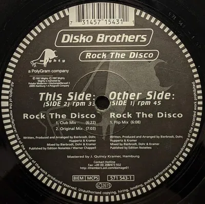 Immagine prodotto di 12'': Fratelli Disko-Rock The Disco