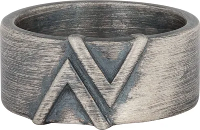 Produktbild von cai Ring 925/- Sterling Silber matt oxidiert Dreieck