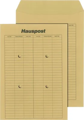 Produktbild von MAILmedia Hauspost Versandtasche braun C4 ungummiert 250 Versandtaschen