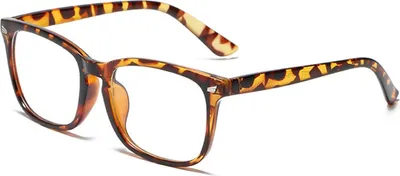 Produktbild von Blaulichtfilter-Brille šC Anti-UV-Computer- und Gaming-Brille, Blaulichtblocker fuer Damen und Herren, Braun