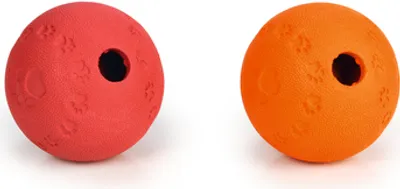 Produktbild von Beeztees Snackball - Hundespielzeug - Gummi - Farblich sortiert - 11,5 cm