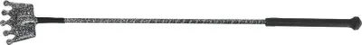 Produktbild von HySCHOOL Glitter Krone Reitgerte BZ1909 (65cm) (Schwarz Glitter)