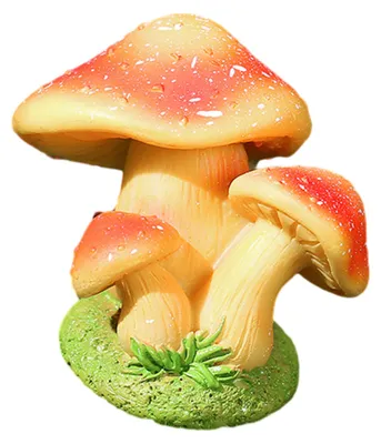Produktbild von Pilzornament Miniatur-Kunstharz-Mikrolandschaftsdekoration Waldstil Feengartenzubehör E