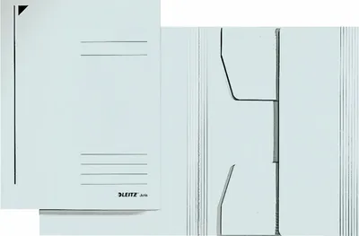 Produktbild von Jurismappe A4 320g/qm Karton weiß Packung mit 25 Stück