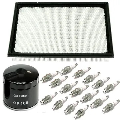 Obrázok produktu pre Servisný balík vzduchový filter zapaľovacie sviečky olejový filter Jeep Commander XK 5.7-L. 06-11