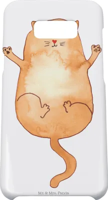 Produktbild von Mr. & Mrs. Panda Samsung Galaxy S8 plus Handyhülle  Katze Umarmen - Weiß - Geschenk, Cover, Katzen, Hülle, Kater, Handy, Case, Cats, Cat