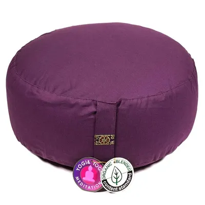 Obrázok produktu pre Meditačný vankúš Deep Purple organická bavlna (ocs) - 33x17 Cm; ±2300 G