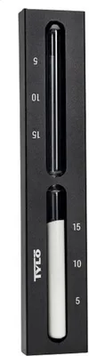 Produktbild von Tylö Sanduhr Brilliant Black für Sauna, Schwarz, 15 Minuten, 30,5x5,6x3cm