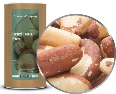 Produktbild von CrackersCompany Paranuss Pur (Brazil Nut Pure), Membrandose 700 g
