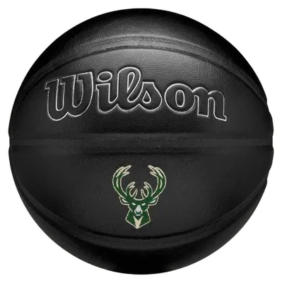 Produktbild von Wilson - "NBA Team Premiere" Basketball, Milwaukee Bucks PP9114 (7) (Schwarz)