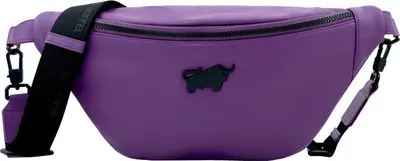 Produktbild von Braun Büffel Leder Gürteltasche Umhängetasche Capri Cross Body Bag Viola violett